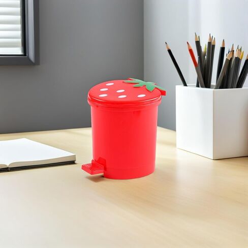 PRETYZOOM Desktop Trash Can Garbage Bin Pen Pencil Cup Holder Luggage Cup Holder Desktop Garbage Can Desktop Wastebasket Kawaii Trash Bin Trash Recycling Containers Mini Child Thing Pp Food in Saudi Arabia