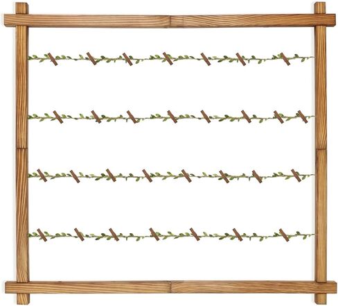 Photo Display Board with 30 Clips,Picture Frames Collage Wall Decor for Hanging Photos, Artworks, Postcards, Greeting Cards (Carbonized Black) in Saudi Arabia
