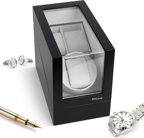 Versa Watch Winder with Storage, Automatic Watch Winder for Automatic Watches, Watch Winder with Storage, Compatible with Rolex in Saudi Arabia