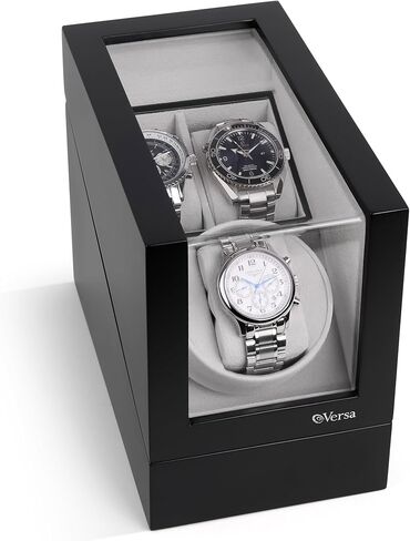 Versa Watch Winder with Storage, Automatic Watch Winder for Automatic Watches, Watch Winder with Storage, Compatible with Rolex in Saudi Arabia