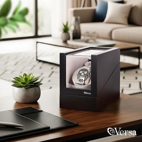 Versa Watch Winder with Storage, Automatic Watch Winder for Automatic Watches, Watch Winder with Storage, Compatible with Rolex in Saudi Arabia