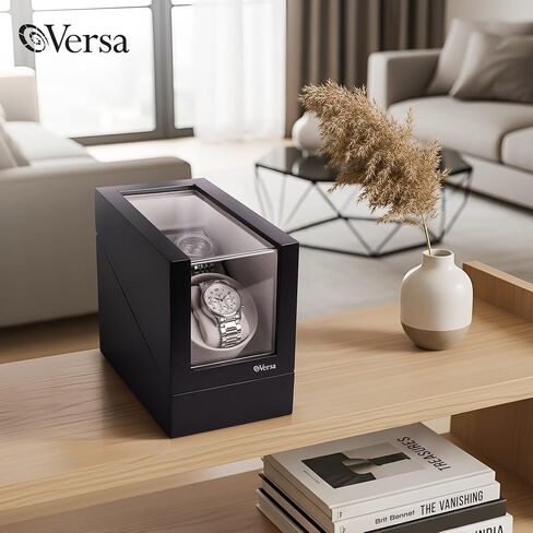 Versa Watch Winder with Storage, Automatic Watch Winder for Automatic Watches, Watch Winder with Storage, Compatible with Rolex in Saudi Arabia