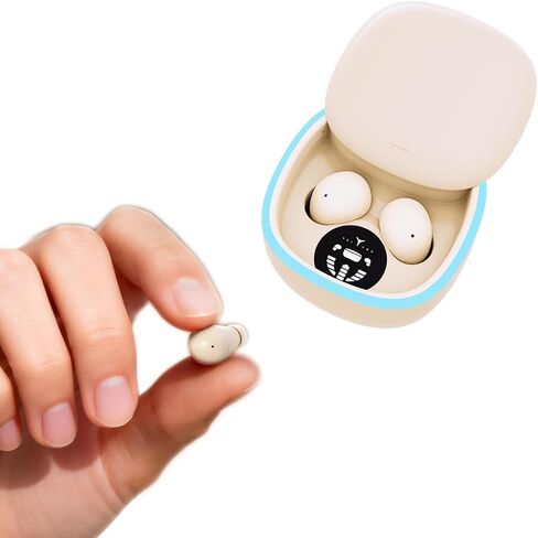Invisible Small Mini Wireless Bluetooth Earbuds for Small Ears Sleep Low Profile Tiny Discreet Hidden Earbuds for Work Invisible Ear Buds Headphones Skin Tone in Saudi Arabia