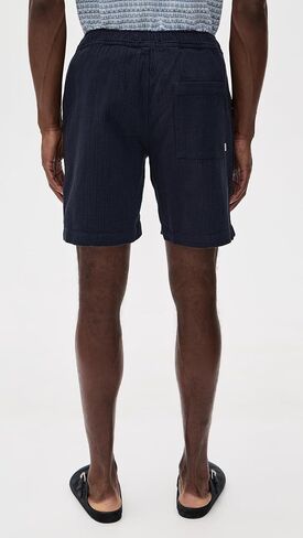 Wax London Men's Cotton Linen Kurt Shorts 7.5" in Saudi Arabia