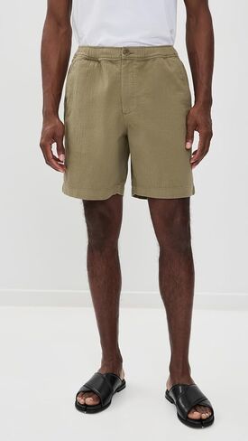 Wax London Men's Cotton Linen Kurt Shorts 7" in Saudi Arabia