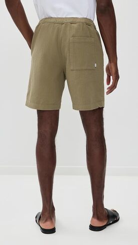 Wax London Men's Cotton Linen Kurt Shorts 7" in Saudi Arabia