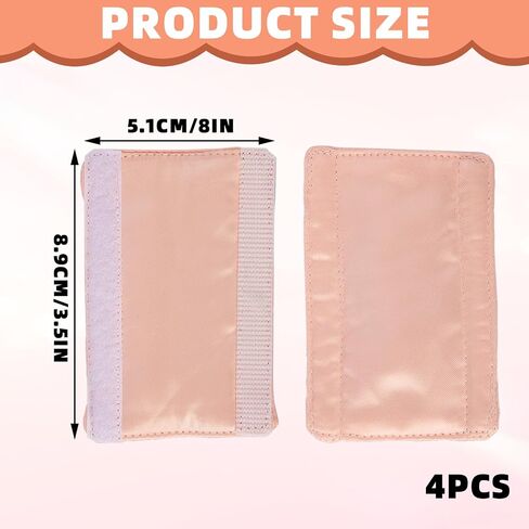 4 Pcs Nasal Oxygen Cannula Cover,Silky Satin Finish Oxygen Tubing Accessories,Covers for Oxygen Nasal Cannula to Prevent Facial Indentations and Irritation (Pink) in Kuwait