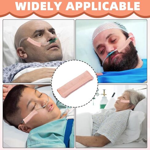 4 Pcs Nasal Oxygen Cannula Cover,Silky Satin Finish Oxygen Tubing Accessories,Covers for Oxygen Nasal Cannula to Prevent Facial Indentations and Irritation (Pink) in Kuwait