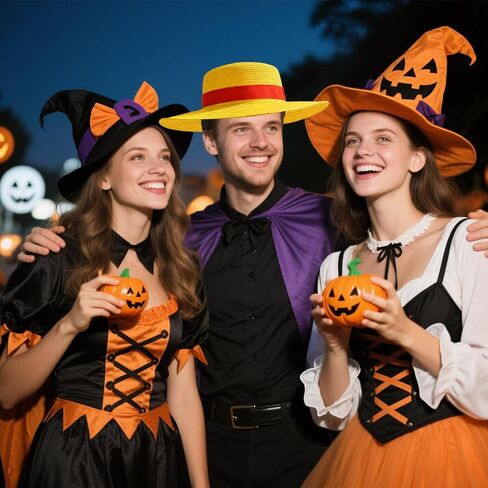 Straw Hat,Yellow Costume Cosplay Hats,Summer Beach Cap with String for Men Women Youth Halloween Pirate Party Cosplay Accessories in Kuwait