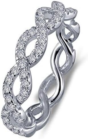 Lafonn Classic Sterling Silver Platinum Plated Lassire Simulated Diamond Ring (0.9 CTTW) in Saudi Arabia