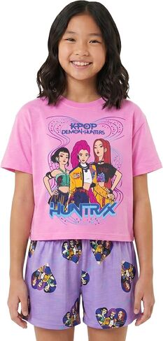 بيجامة KPop Demon Hunters، طقم بيجامة بناتي رومي وزوي وميرا، بيجامة K Pop in Kuwait