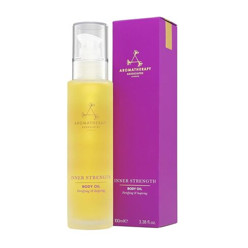 Aromatherapy Associates Inner Strength Body Oil. Luxurious Blend of Oils Made with Clary Sage and Geranium Essential Oils (3.4 fl oz) in Saudi Arabia