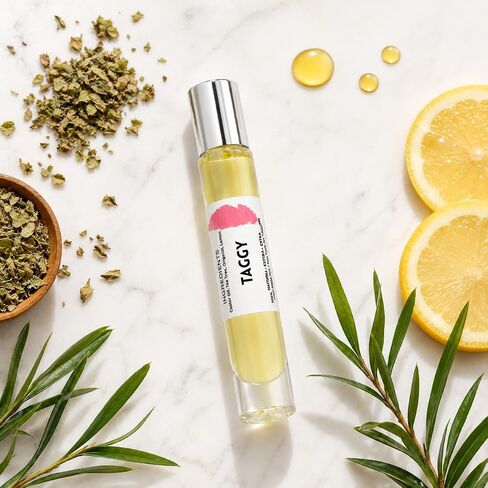 No Crap In It Taggy Botanical Roller | Natural Castor Oil, Tea Tree, Oregano & Lemon Blend | Precision Rollerball for Targeted Skincare | Handmade Small-Batch in Texas USA | 10ml in Saudi Arabia