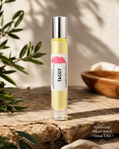 No Crap In It Taggy Botanical Roller | Natural Castor Oil, Tea Tree, Oregano & Lemon Blend | Precision Rollerball for Targeted Skincare | Handmade Small-Batch in Texas USA | 10ml in Saudi Arabia