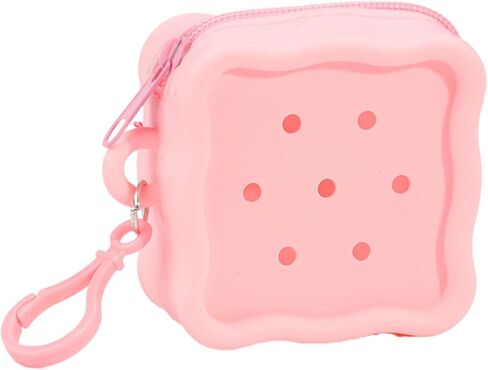 Lightweight Silicone Storage Pouches with Zipper Seal Creative Hole Design Soft Silicone Bag for Small Items Organizing ' s Storage Pouches Organizers in Saudi Arabia