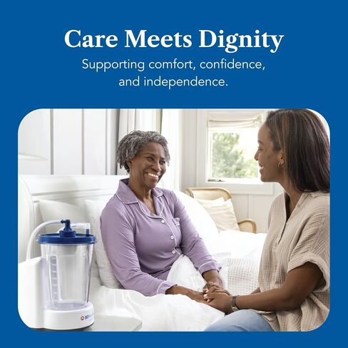 PureWick Urine Collection System - Non-Invasive Urine Management Device for Home Use - Corded Suction System - Unisex - for Use with PureWick External Catheters Sold Separately - PW100 in Kuwait