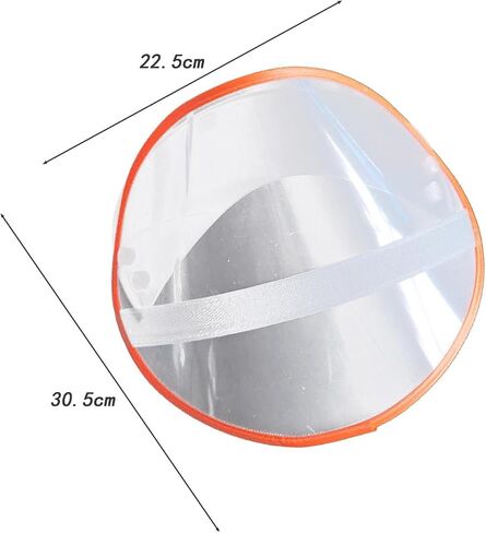 قبعة معطف واق من المطر قبعة مطر شفافة مقاومة للماء مع قناع لحقيبة الظهر والتسلق والسفر والمشي لمسافات طويلة في الهواء الطلق in Kuwait