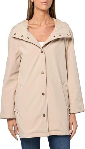 Tommy Hilfiger Women's Snap Front Softshell Aline Raincoat in Kuwait