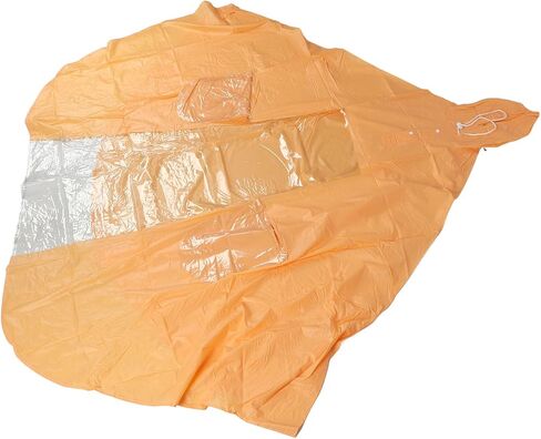 Drfeify Long Rain Poncho for Electric Scooter, Full Body Cycling Raincoat with PVC Material, for Bike Ebike in Kuwait
