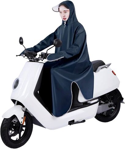 Electric Bike Raincoat Enlarged Protection Oxford Cloth Sleeve Rain Poncho for Cycling Lightweight Portable Unisex and Stylish for Men and Women (5XL) in Kuwait