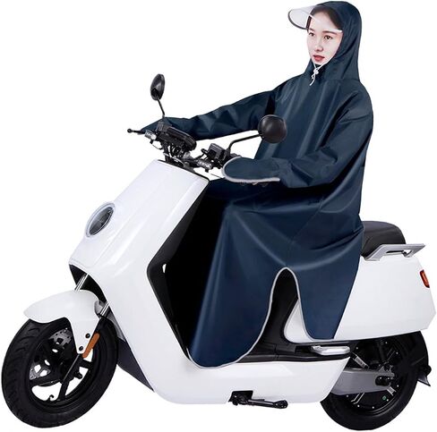 Electric Bike Raincoat Enlarged Protection Oxford Cloth Sleeve Rain Poncho for Cycling Lightweight Portable Unisex and Stylish for Men and Women (5XL) in Kuwait