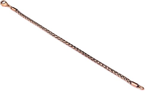 Solid Copper Anklet for Women, Copper Wheat Chain Barefoot Jewelry in Saudi Arabia