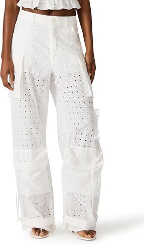 Steve Madden Women's Duo Pant in Eyelet in Kuwait