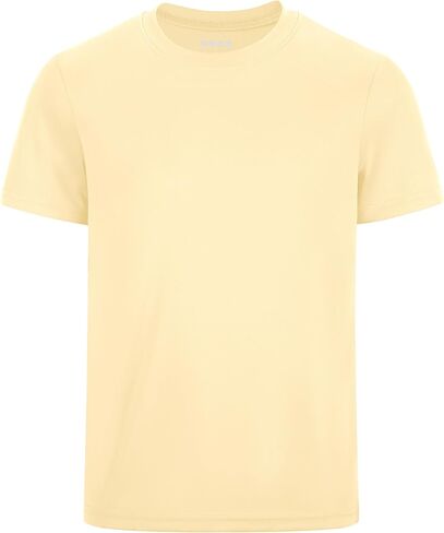 Runhit Boys Athletic T-Shirts Kids UPF 50+ Short Sleeve Rash Guard Youth Sports Undershirt for Basketball Soccer Baseball in Kuwait
