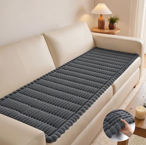 Songrey Couch Cover for Dogs, 27.6" x 70.9" Washable Non-Slip Plush Fuzzy Sofa Cover, Pet Friendly Couch Covers Cushion Protector in Saudi Arabia