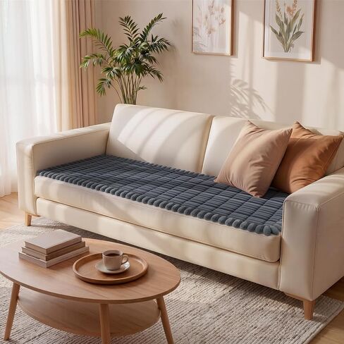 Songrey Couch Cover for Dogs, 27.6" x 70.9" Washable Non-Slip Plush Fuzzy Sofa Cover, Pet Friendly Couch Covers Cushion Protector in Saudi Arabia