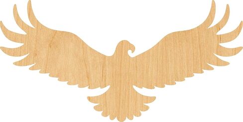 Eagle Laser Cut Out Wood Shape Craft Supply - 2" in Saudi Arabia