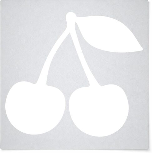 Cherry Reusable Mylar Stencil - Art Craft Supplies 4 Inch in Saudi Arabia