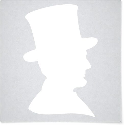 Abraham Lincoln Reusable Mylar Stencil - Art Craft Supplies 4 Inch in Saudi Arabia
