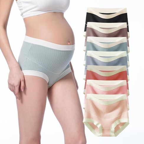 7 Pack Postpartum Underwear Maternity Underwear High Waist, Recovery Maternity Pergnancy Panties in Saudi Arabia