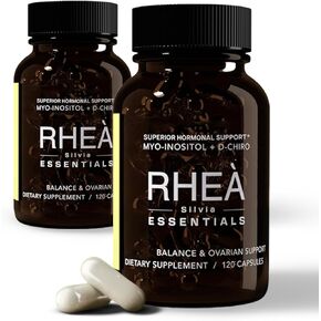 RHEASILVIA Rhea Myo-Inositol & D-Chiro Inositol Supplement for Women | 40:1 Ratio with Myoinositol, Folate & Magnesium | Hormone & Metabolic Support | 30 Servings in Saudi Arabia