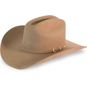 قبعات توكسون: Dallas Texana 100x Camel - قبعة رعاة البقر من الصوف الفاخر، تجعيد رجل الماشية الكلاسيكي، حافة غربية واسعة لمسابقات رعاة البقر والحفلات in Kuwait