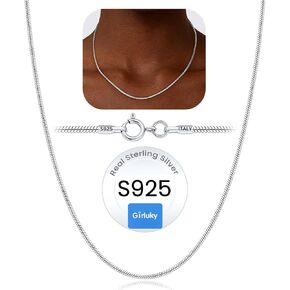 سلسلة ثعبان 1.5 ملم من الفضة الاسترليني عيار 925 للنساء، سلاسل مطلية بالذهب عيار 18 قيراط للنساء، قلادة سلاسل نسائية متينة، 16 18 20 22 24 بوصة in Kuwait