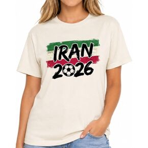 Iran 2026 Soccer Fan Shirt, Iran Football Graphic Tee, Country Flag Soccer Shirt, Game Day Sports Tee for Men Women in Saudi Arabia