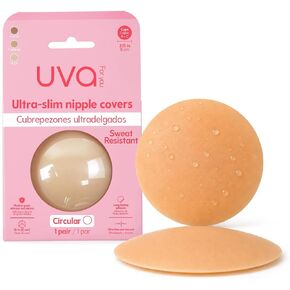 Uva Nipple Covers for Women Adhesive Bra Ultra-Thin Matte Silicone Hypoallergenic Reusable 20+ Times, Confortable Nipple Pads in Saudi Arabia