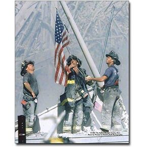 CEECOLES New York Firefighters Raising Flag at Ground Zero 9/11 11x14 Silver Halide Photo Print. in Saudi Arabia