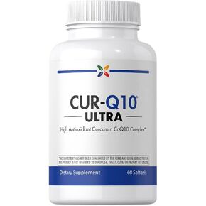Stop Aging Now - Curcumin CoQ10 Complex - with Turmeric Root Extract - Antioxidant & Cardiovascular Support - 60 Softgels in Saudi Arabia
