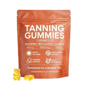 Skin Tanning Gummies, Best Tanning Gummies Natural Looking Glow, Bronzing, Radiant Healthy Skin, for Natural Bronze Glow for Women that Work Fast Without Sun 60 Gummies in Saudi Arabia