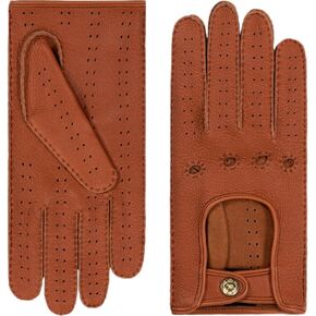 Fratelli Orsini Winter Gloves Maria Brown for Women - American Deerskin Leather Driving Gloves - color Brown in Saudi Arabia