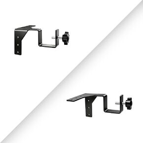 No Drill Single Curtain Rod Brackets with Magnetic Buckles, No Damage Curtain Rod Holders Single Hook, Ideal for Curtain Hanging and Frame Decor (3pcs) in Kuwait