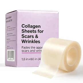 Collagen Tape, Collagen Sheets for Scars & Wrinkle, Silicone Scar Removal Strips for Various Different Scars and Wrinkles, for Surgeries Burn Acne Wounds Recovery in Saudi Arabia