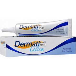 1 Tube (15 Grams) of "Dеr-mаtiх Ultra" Advanced Scar Formula Advanced Silicone Gel for Cosmetic Improvement of Keloids, Surgical, Burn & Hypertrophic Scars. in Kuwait