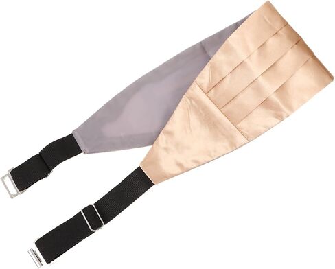 SUPVOX Men’s Adjustable Light Gold Waistband for Tuxedo, Formal Suit Accessory for Prom, Wedding, and Evening Events in Kuwait