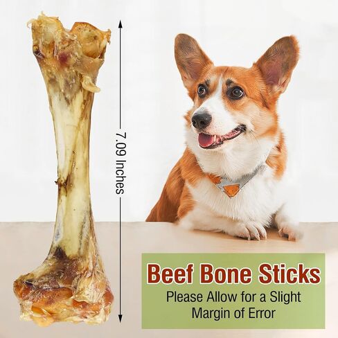 Giant Dog Bone Stick，Dental Health Dog Treat - Natural, Bite-Resistant & Teeth-Cleaning, Chew Toy for Medium and Large Dogs, 100% Grass-Fed Beef Bone for Canines (1 Count) in Saudi Arabia