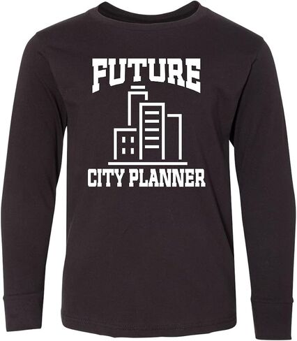 inktastic Future City Planner Occupation Career Youth Long Sleeve T-Shirt in Kuwait