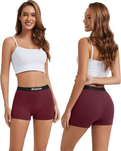 Merino Wool Underwear Women, Womens Boy Shorts Breathable Boxer Briefs, Moisture Wicking Panties Multipack in Kuwait
